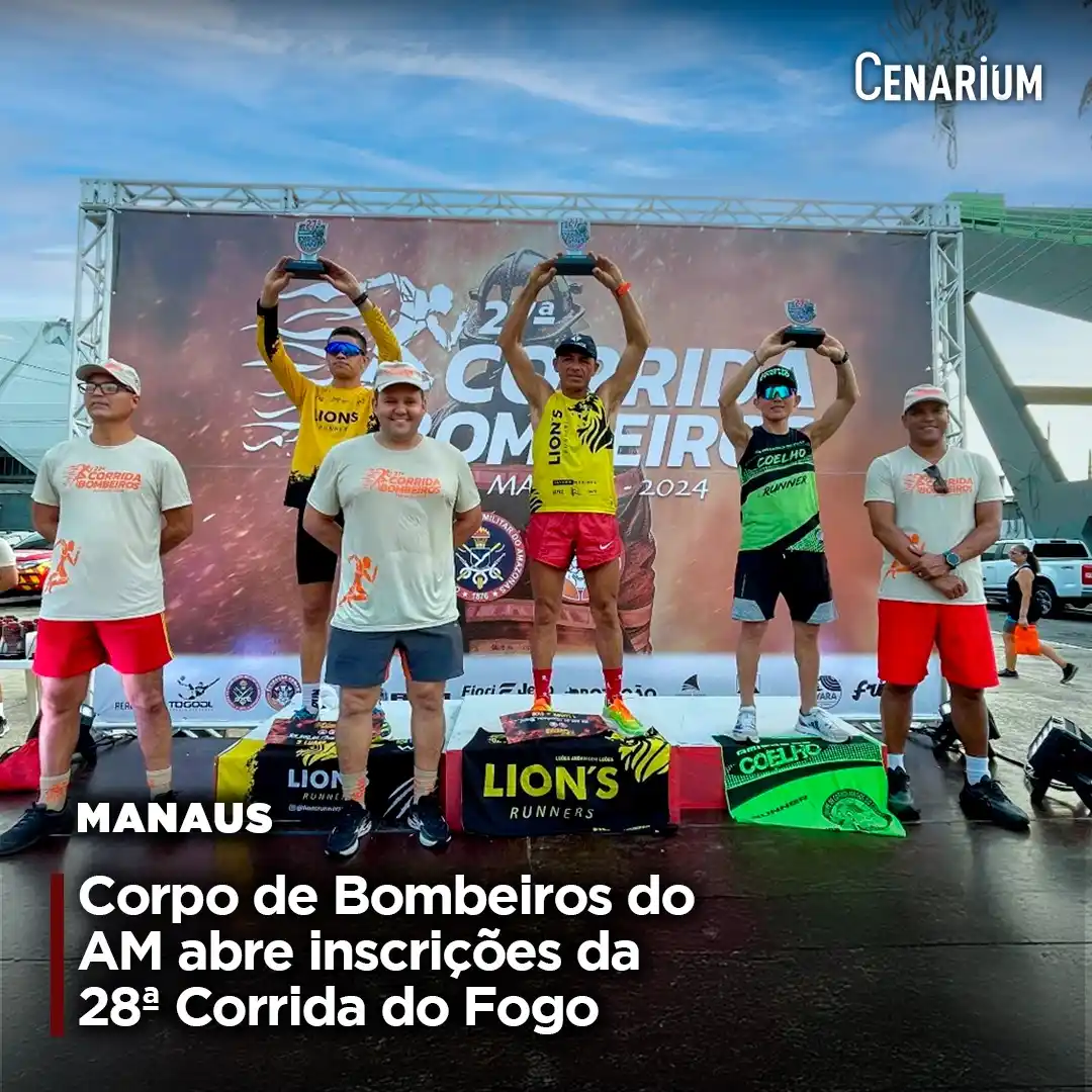 Image from CENARIUM: 🏃♂️ *Corpo de Bombeiros do AM abre inscrições da 28ª Corrida do Fogo...