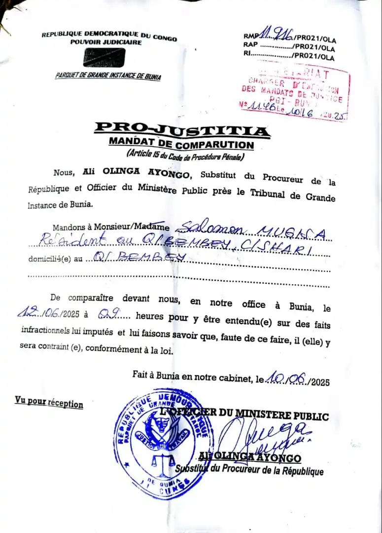 Image from DJUGU ACTUALITÉ✅: DOSSIER SPOLIATION DES DOMAINES PUBLICS DE L'ÉTAT À BUNIA SOUS LA COMP...