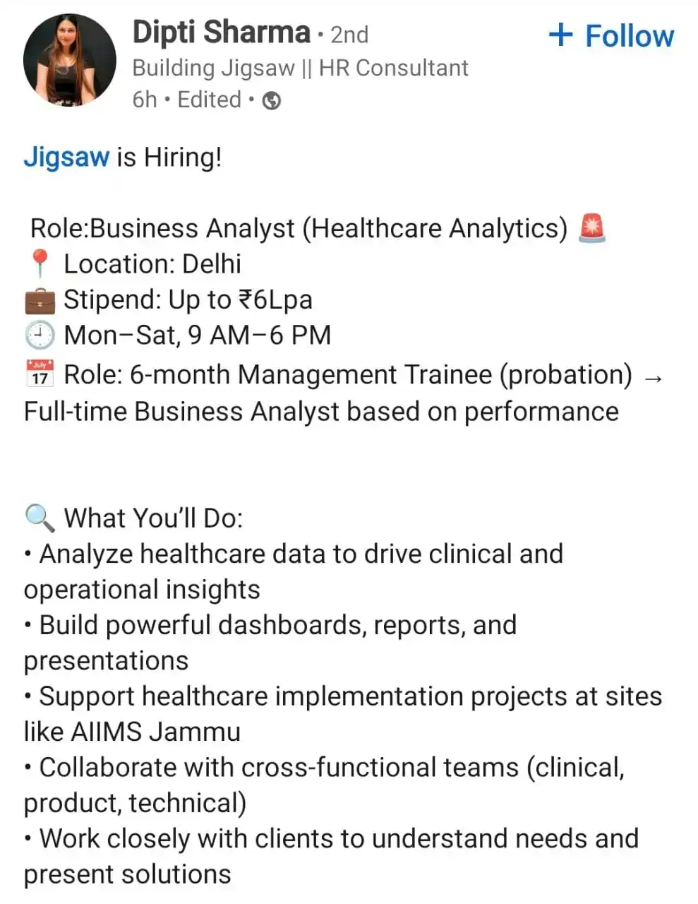 Image from Raghavan P ✅️: Entry-level hiring at *Jigsaw* https://www.linkedin.com/posts/dipti-s...
