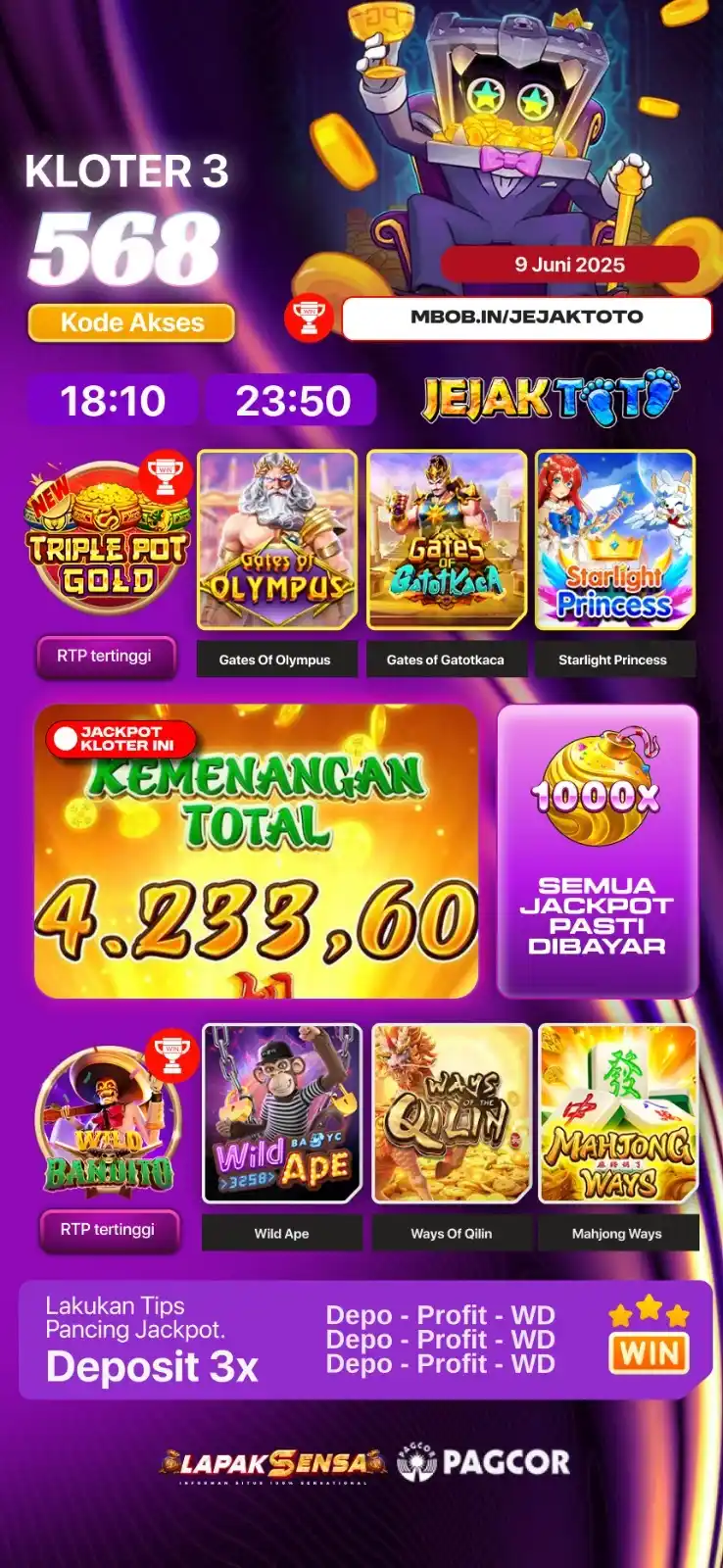 INFO GACOR JEJAKTOTO post