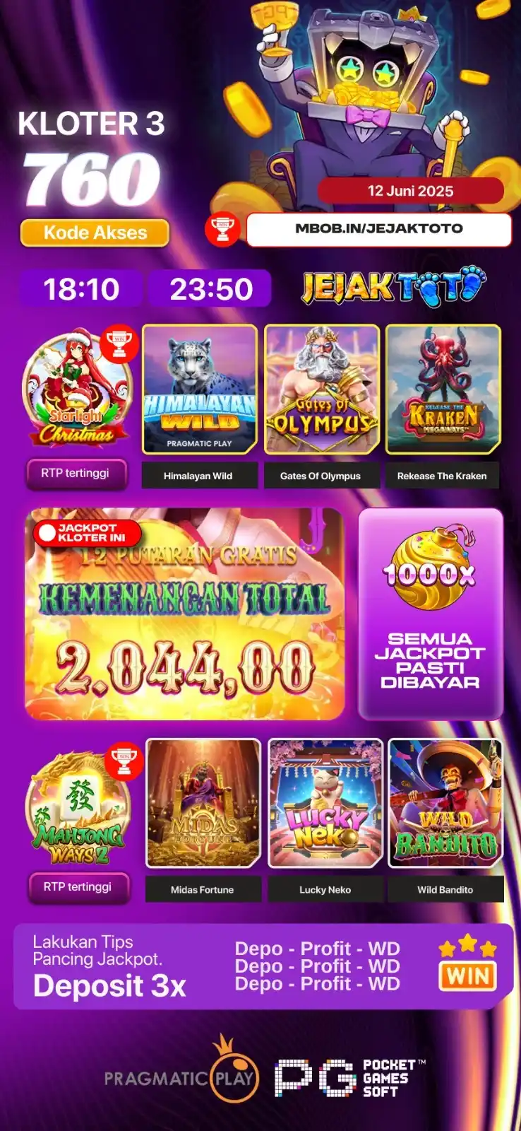 Image from INFO GACOR JEJAKTOTO: 🔥 GAME GACOR KLOTER 3 MALAM INI DI JEJAKTOTO! 🔥 🎰 Saatnya panen cua...