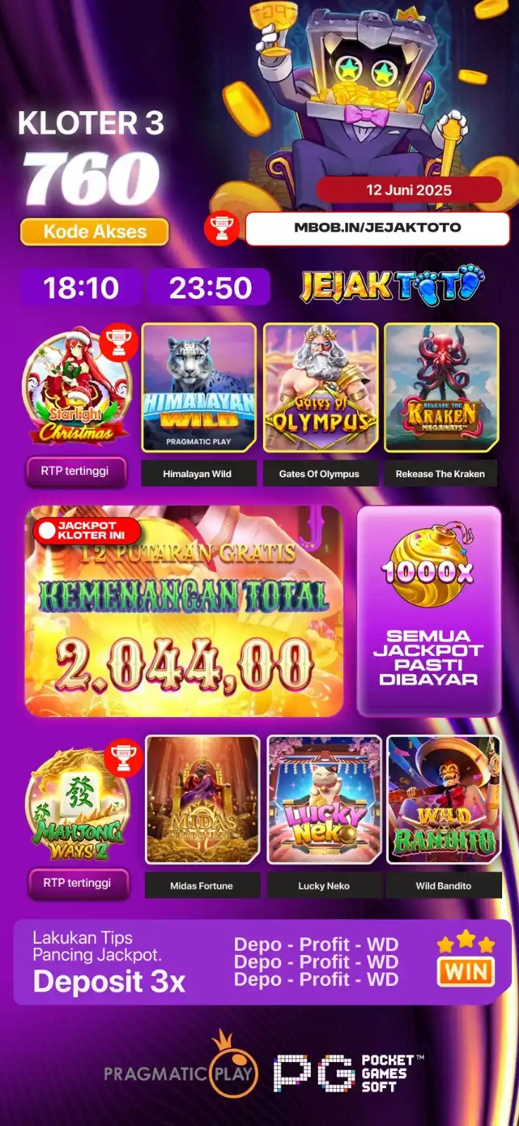 Image from INFO GACOR JEJAKTOTO: 🔥 GAME GACOR KLOTER 3 MALAM INI DI JEJAKTOTO! 🔥 🎰 Saatnya panen cua...