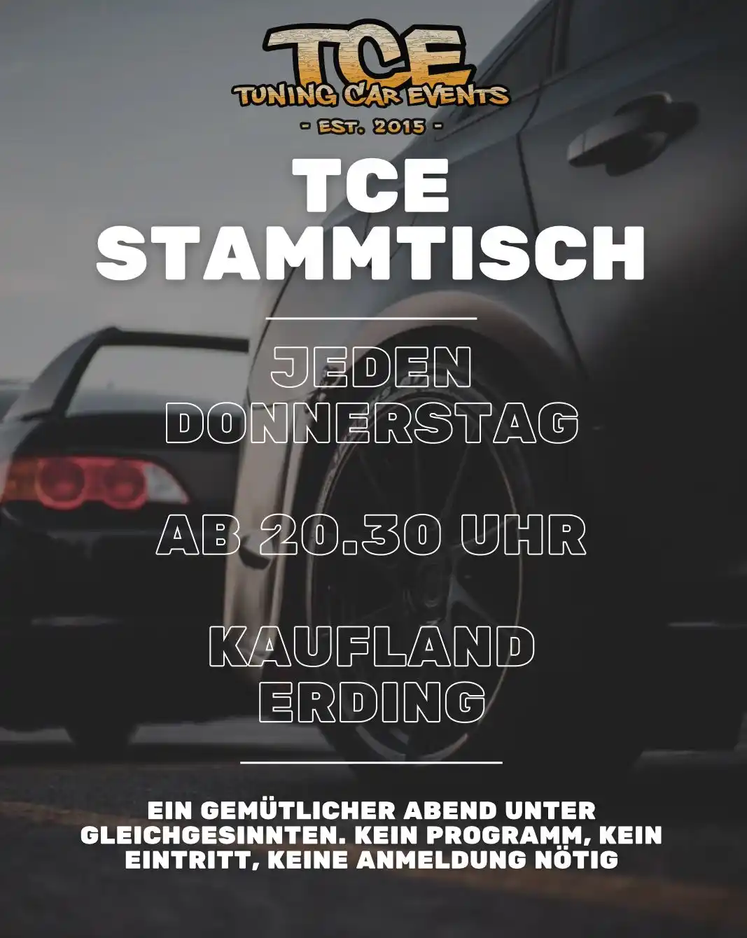 Image from TCE - Car Community : Heute Abend wieder Stammtisch! Wetter wird perfekt. ☀️ 😎 Bitte den...