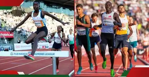 Image from TUKO.co.ke Sports News: *How Much Emmanuel Wanyonyi and Faith Cherotich Made at Oslo Diamond L...