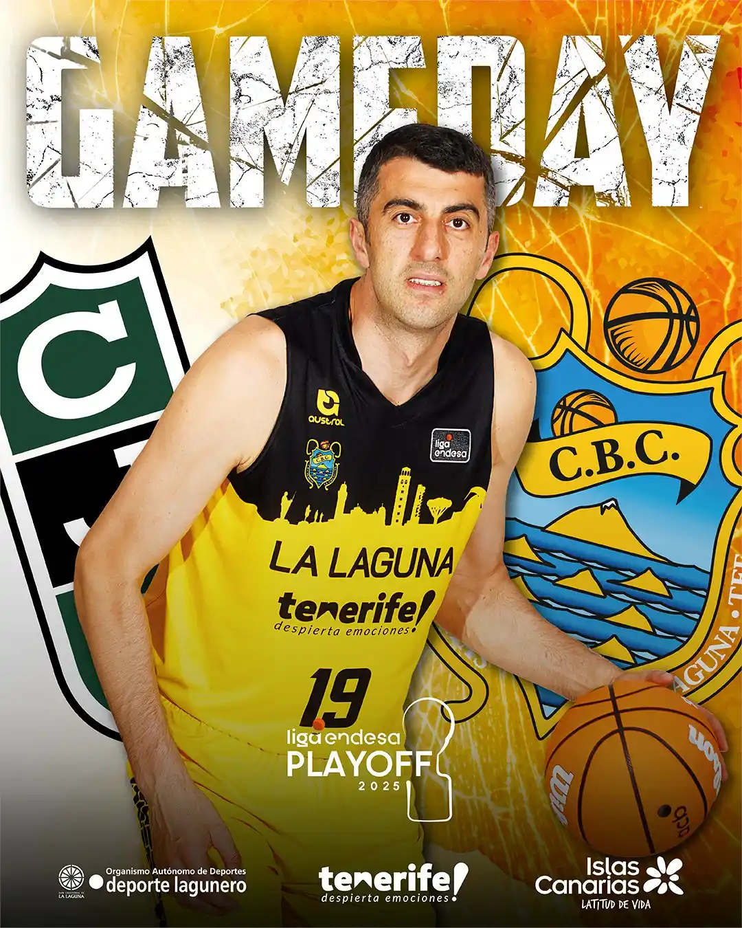 Image from CLUB BALONCESTO CANARIAS - LA LAGUNA TENERIFE: 😍 ¡HOY JUGAMOS! 🆚 Joventut ⚔️ 2º partido 1/4 final | <a class="text-...