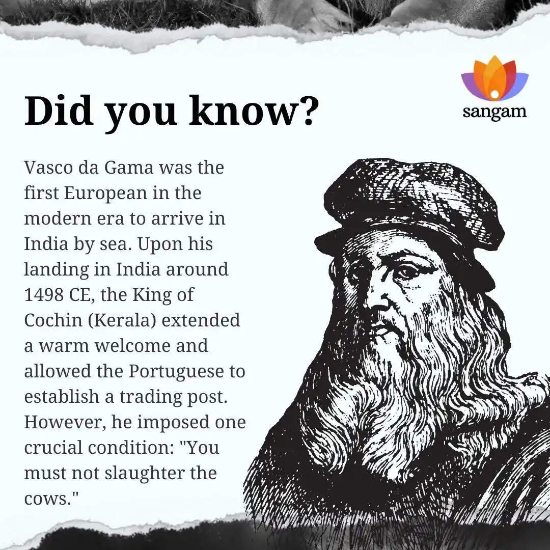 Image from SangamTalks: In Sanskrit, the terms for cow, Aghnya and Ahi, mean 'one that must no...