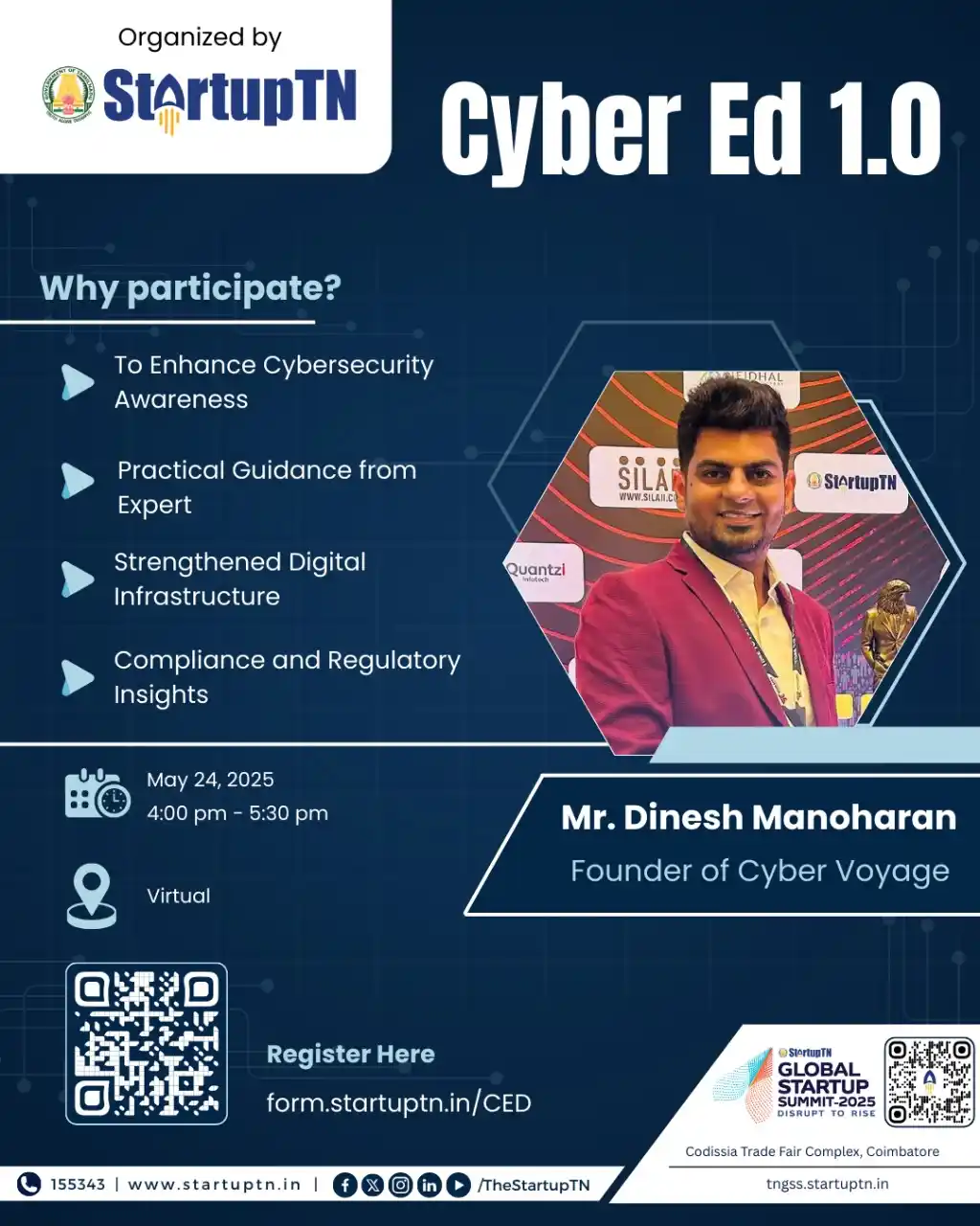 Image from StartupTN : Join us at Cyber Ed 1.0, an insightful virtual session by StartupTN fe...