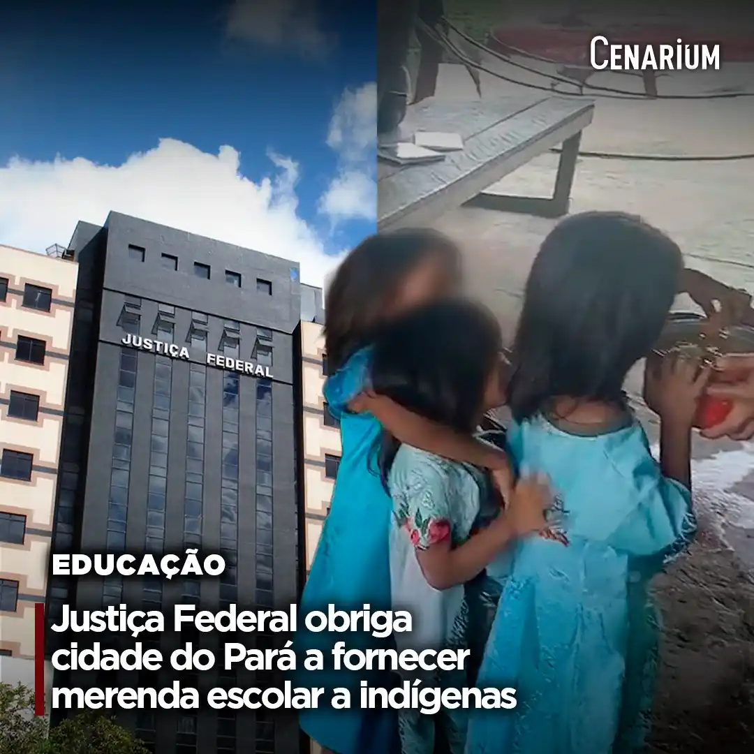 Image from CENARIUM: ⚠️ *Justiça Federal obriga cidade do Pará a fornecer merenda escolar a...