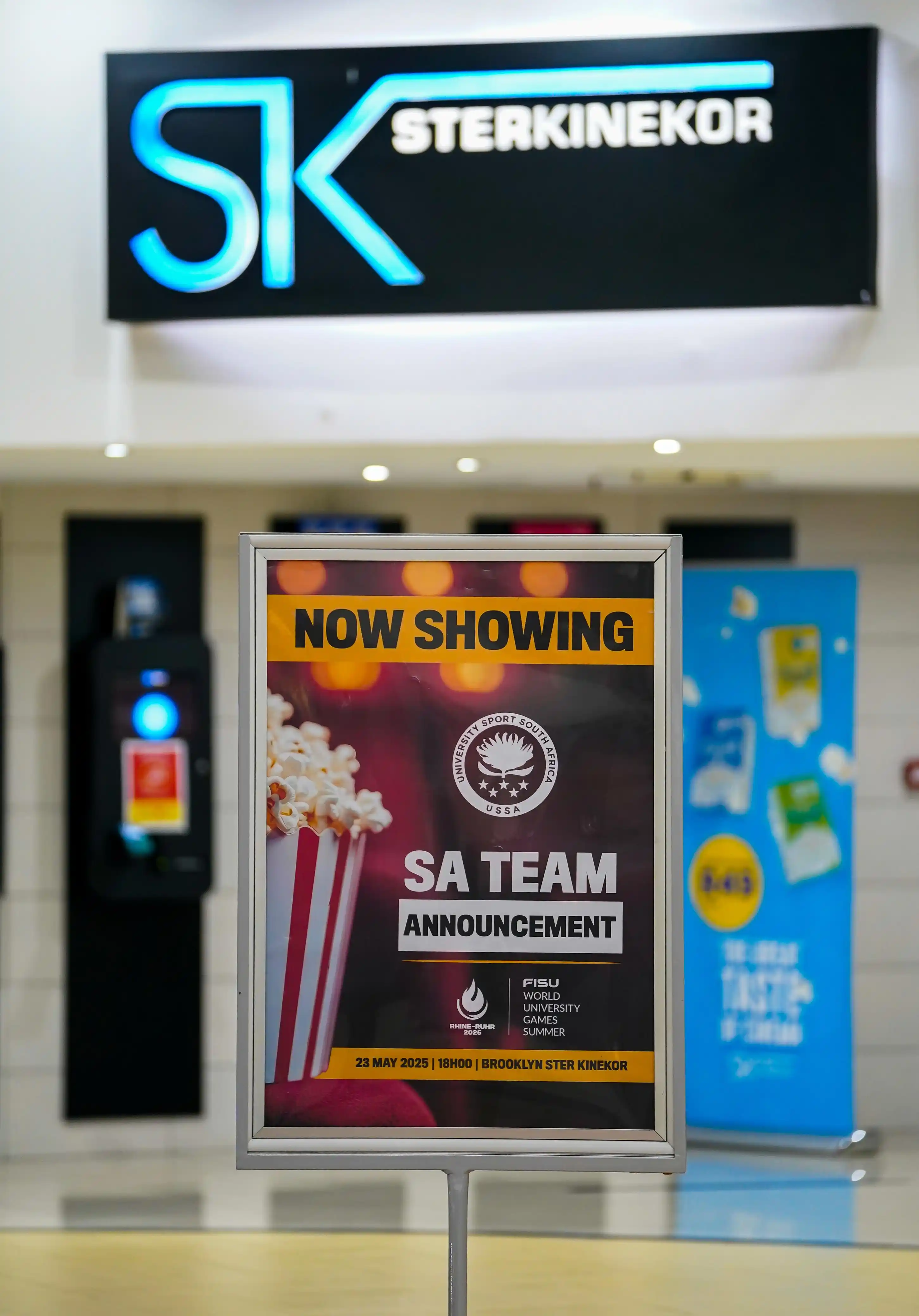 Image from University Sport South Africa (USSA): 🎬 Lights, camera, action! We’re just 15 minutes away from the offic...