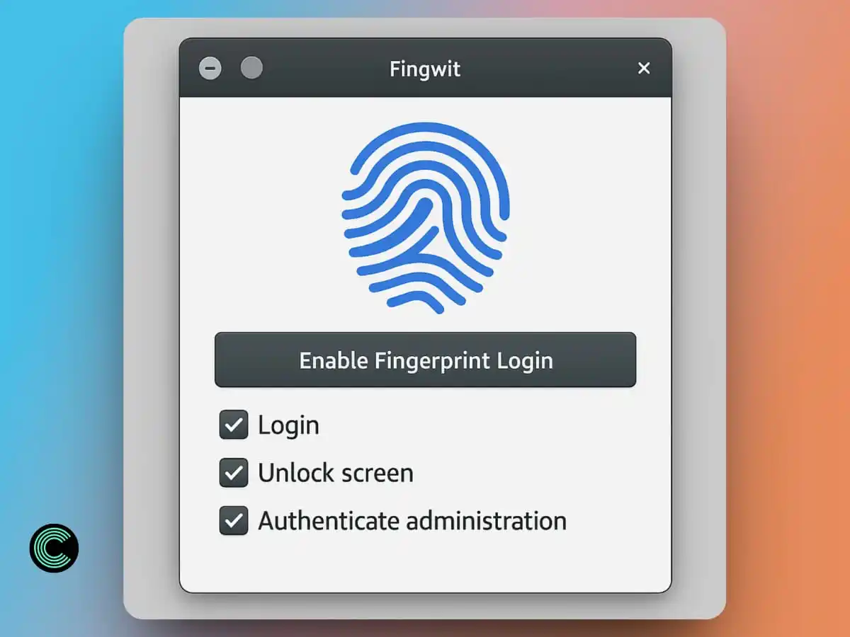 Image from CompuTekni: Linux Mint 22.2 incluirá Fingwit, una app que permite autenticación bi...
