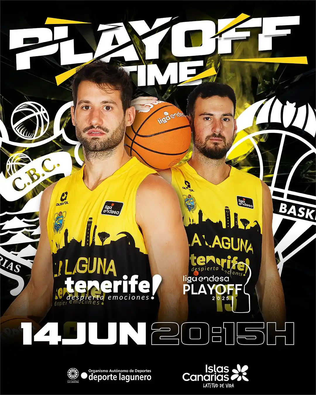 Image from CLUB BALONCESTO CANARIAS - LA LAGUNA TENERIFE: 😍 ¡MAÑANA JUGAMOS! 🆚 Valencia Basket ⚔️ Semifinales | 3er partid...