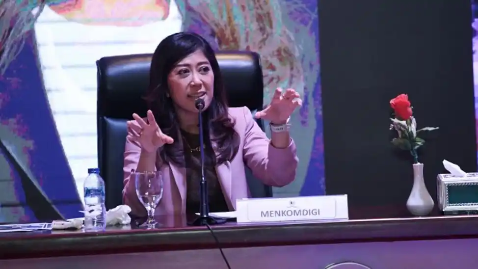 Image from FMB9: Menteri Komunikasi dan Digital, Meutya Hafid saat menghadiri Program P...