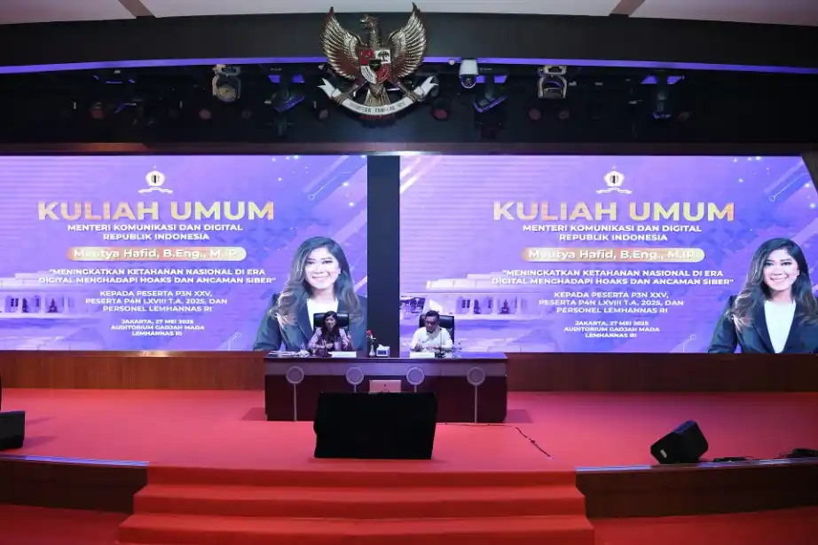 Image from FMB9: Menteri Komunikasi dan Digital, Meutya Hafid saat menghadiri Program P...