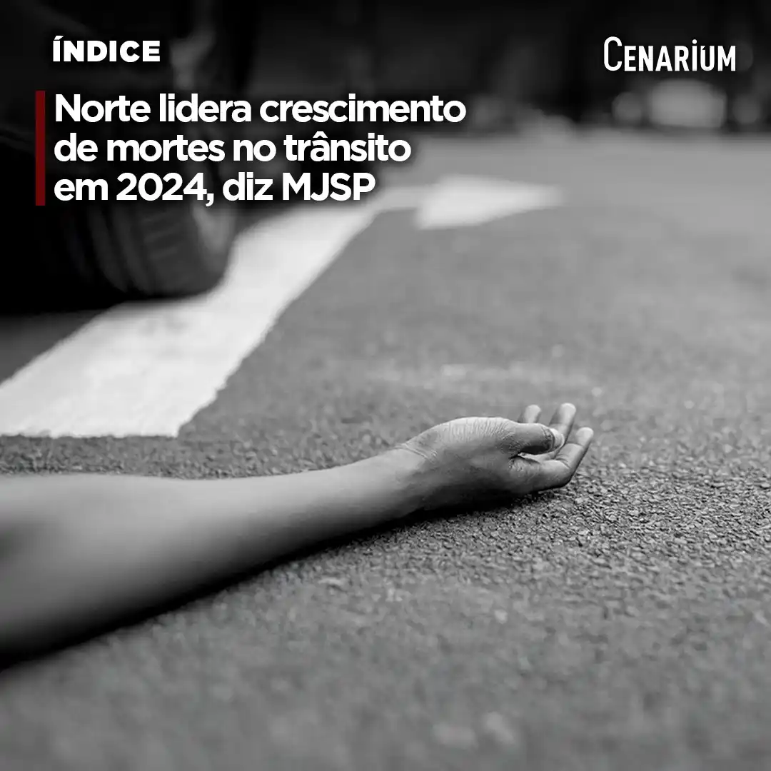 Image from CENARIUM: ❗️ *Norte lidera crescimento de mortes no trânsito em 2024, diz MJSP* ...