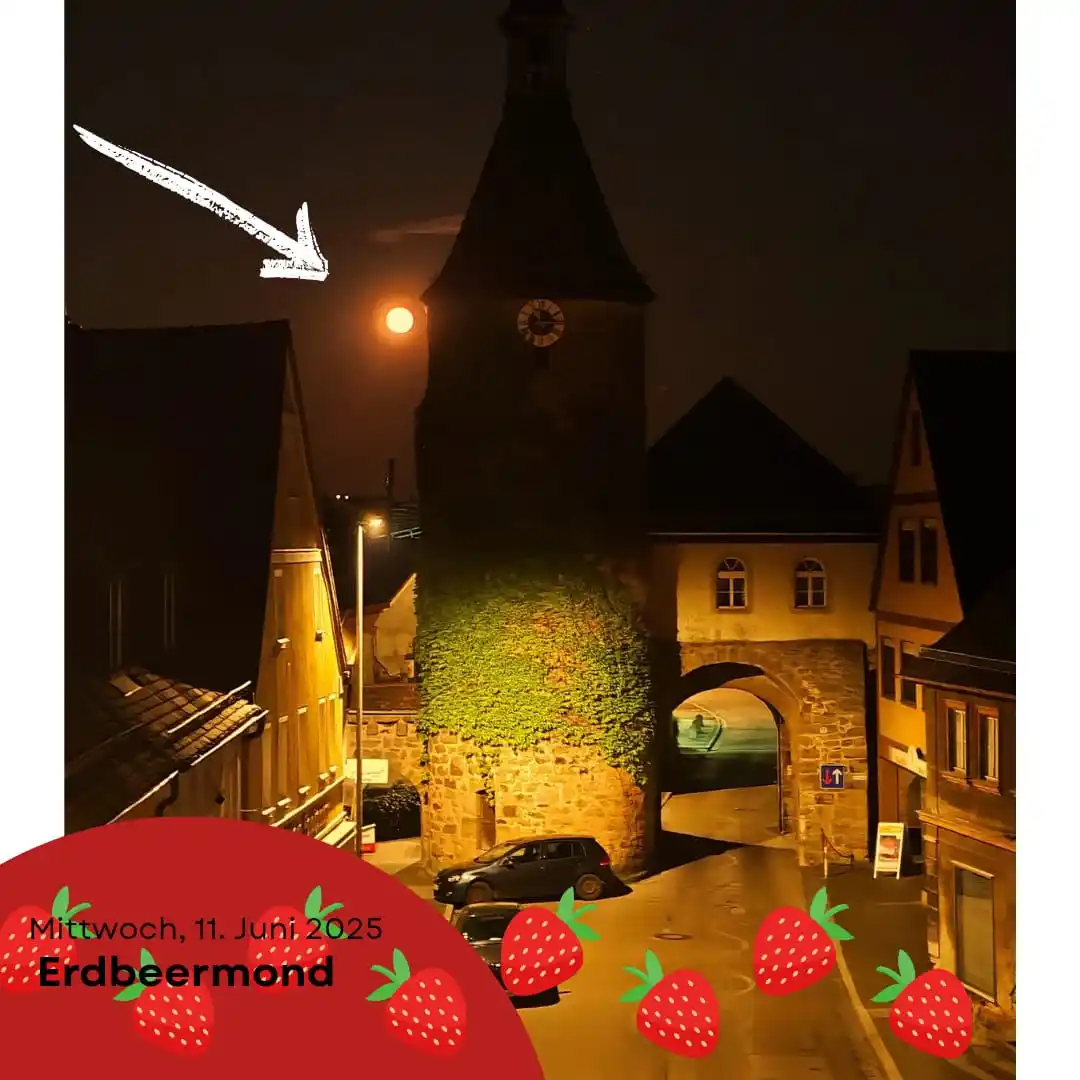 Image from regionaL Leutershausen: *regionaL Leutershausen* _Erbeermond über Leutershausen_ Vielen Dank ...
