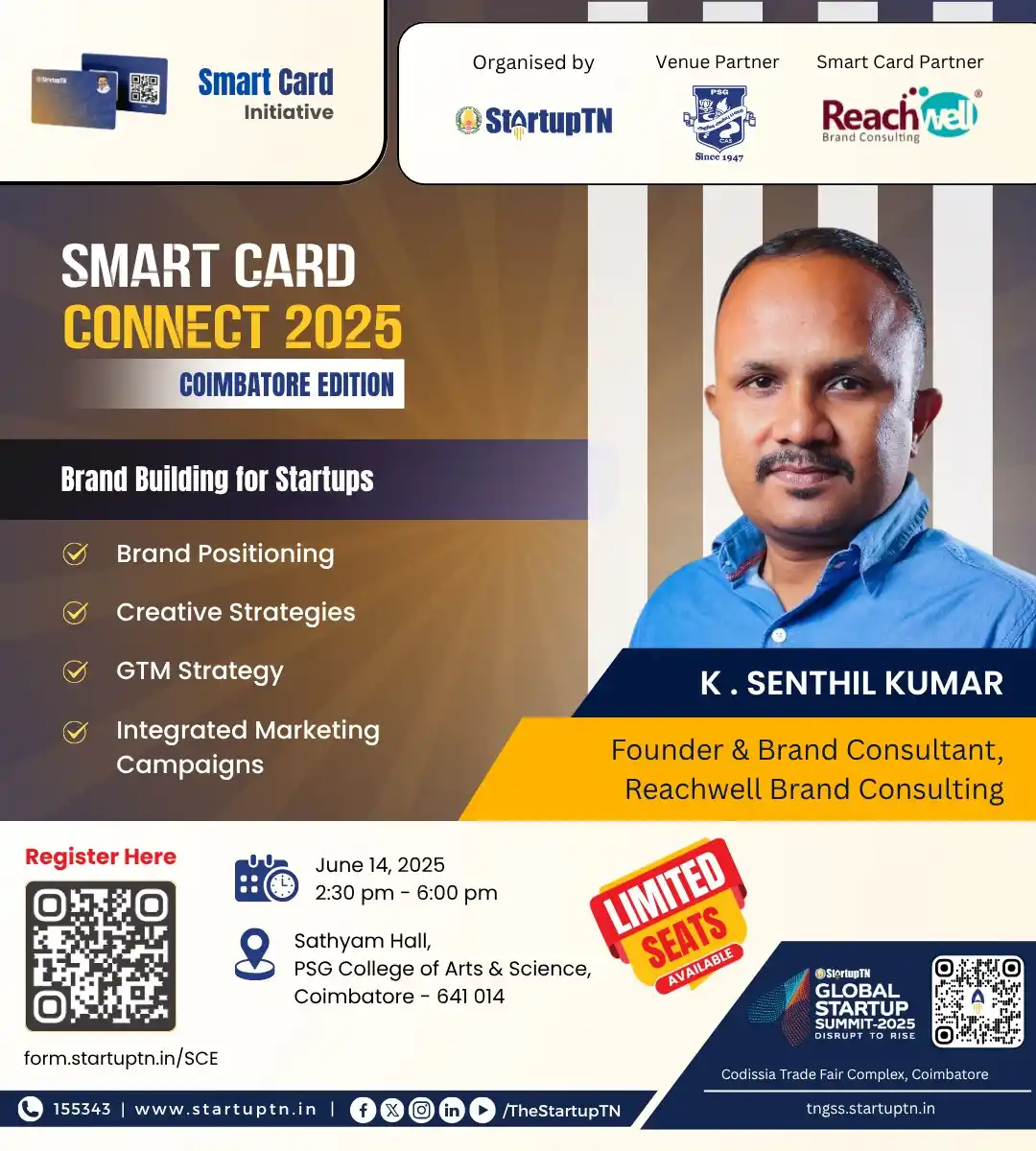 Image from StartupTN : 🚀 SMART CARD CONNECT 2025 – Coimbatore Edition is here! Join us for ...