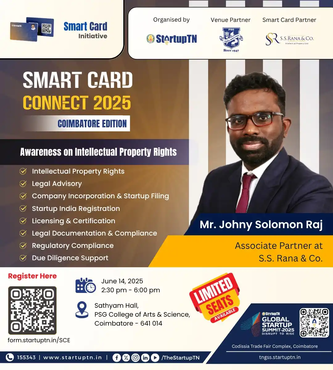 Image from StartupTN : 🚀 Startup Founders in Coimbatore! Get ready for SMART CARD CONNECT 20...