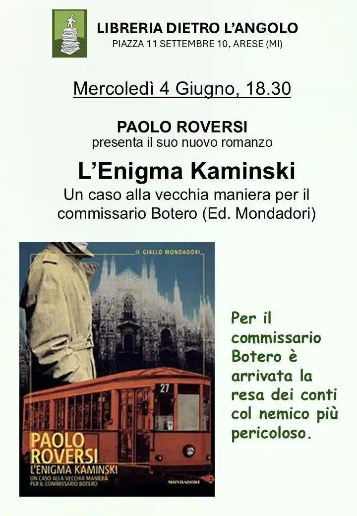 Image from Paolo Roversi scrittore: Stasera ad Arese...