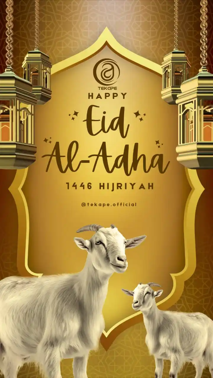 Image from Tekapreneur: Takbir berkumandang di malam sunyi, Menandakan Idul Adha tiba. Mari be...