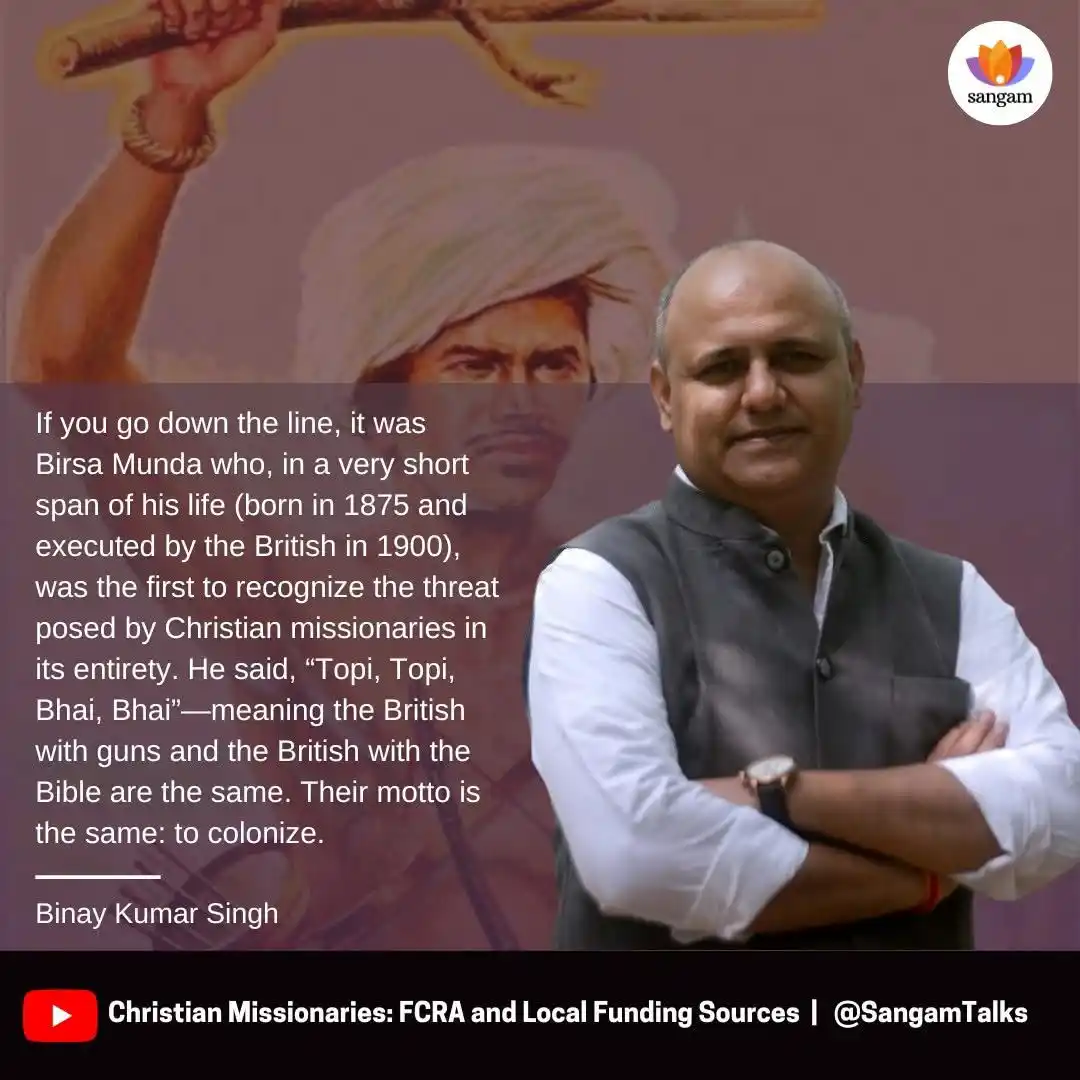 Image from SangamTalks: Title - Christian Missionaries: FCRA and Local Funding Sources Complet...