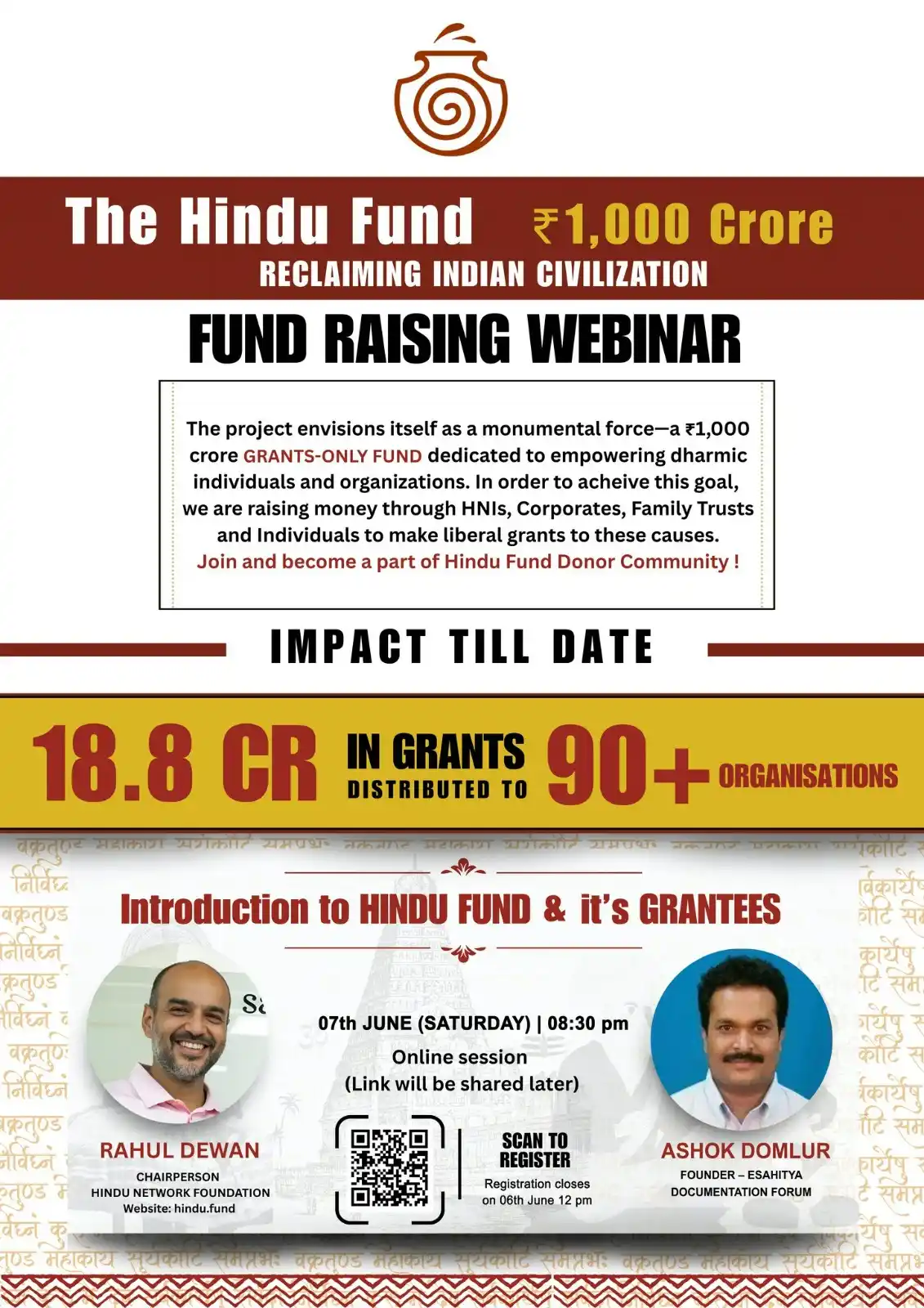 Image from SangamTalks: What if India’s millennia-old wisdom disappears within our lifetime? C...