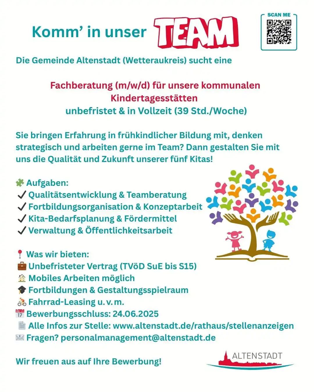Image from Gemeinde Altenstadt: 🔴 Wir stellen ein! Die Gemeinde Altenstadt hat neue Stellenangebote v...