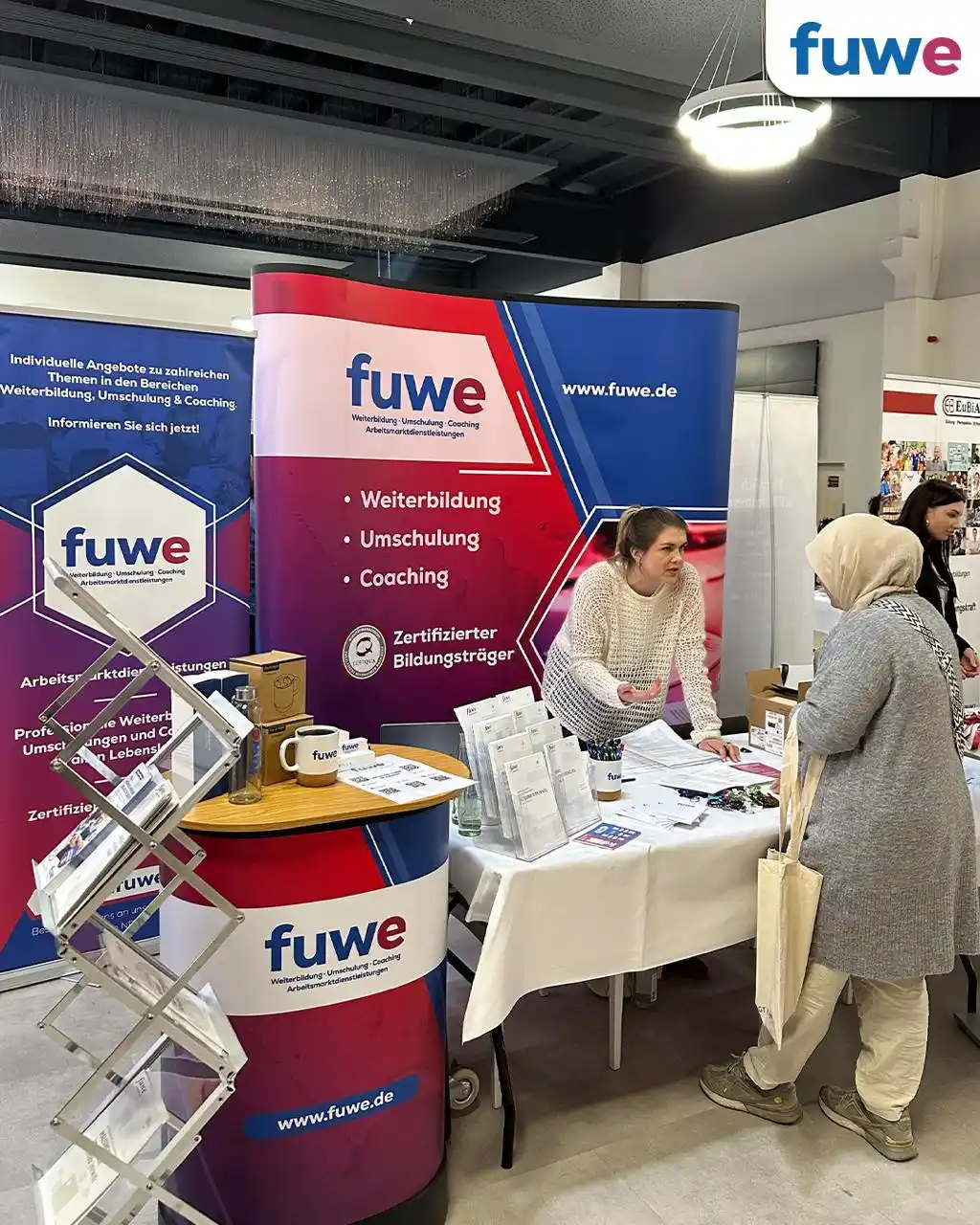 Image from FUWE GmbH : Wir waren auf der Bildungsmesse in Krefeld unterwegs – mit dabei: unse...