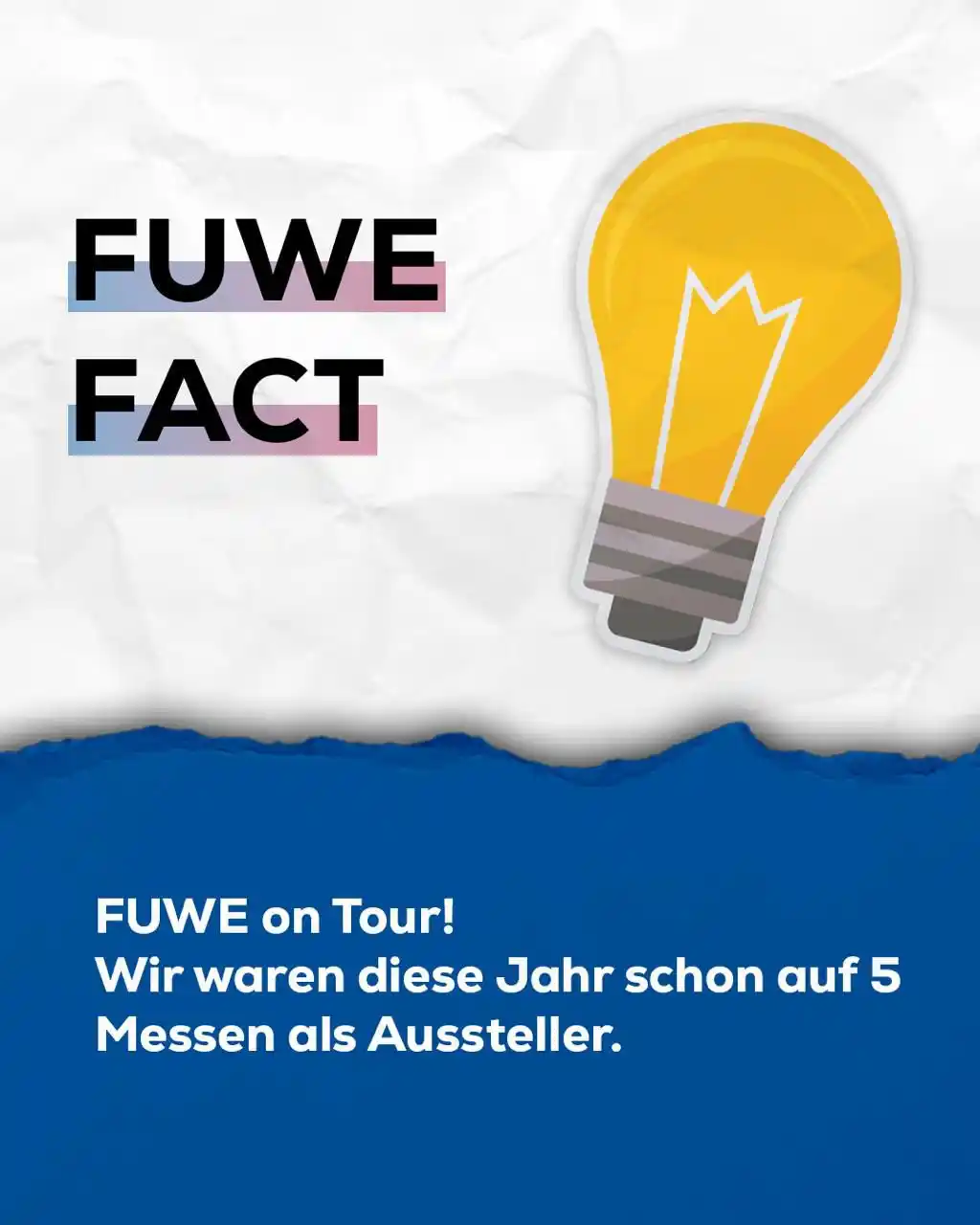Image from FUWE GmbH : Wir waren unterwegs – für eure Zukunft! 🚀 Fünf Messen in fünf Städten...