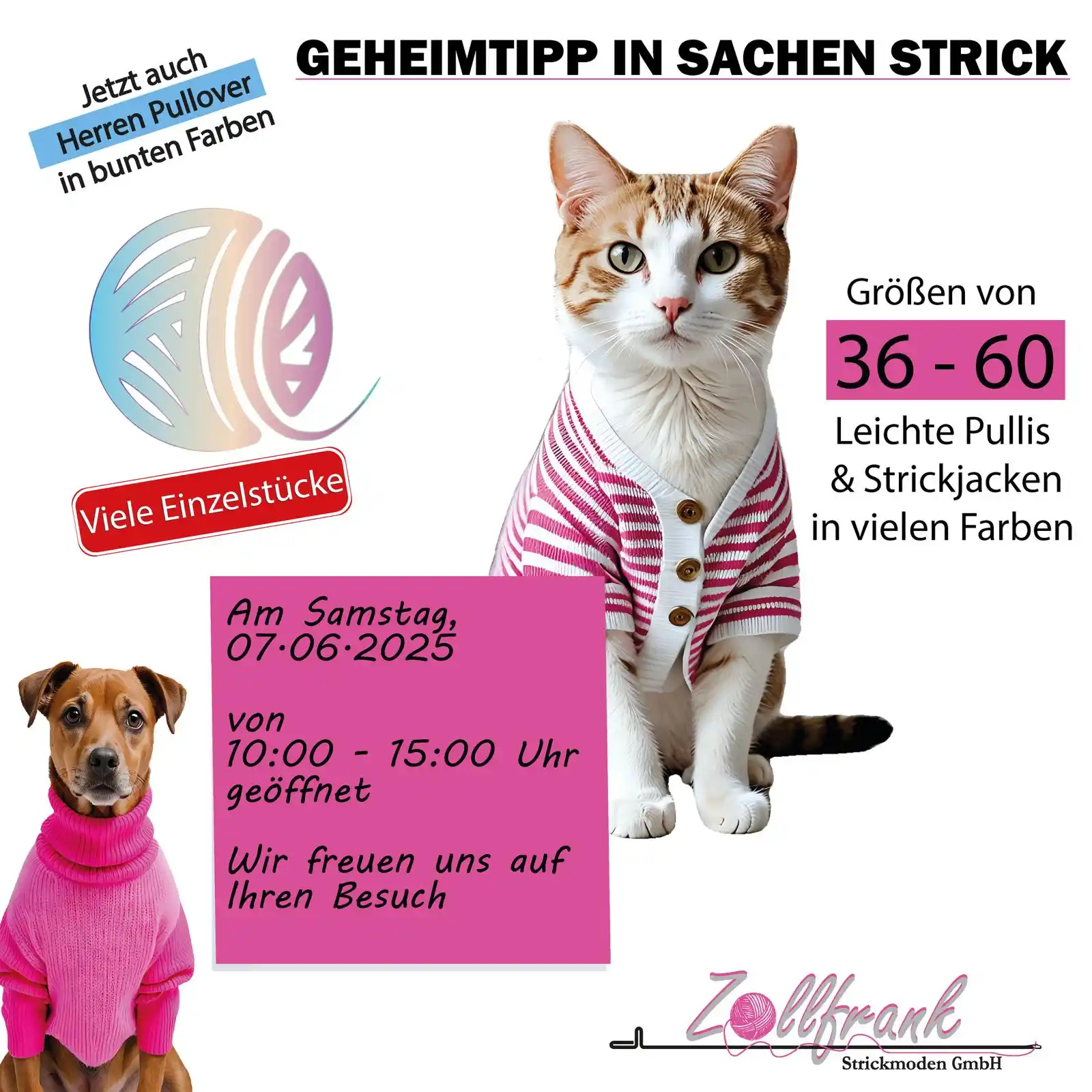 Image from regionaL Leutershausen: *Zollfrank Strickmoden GmbH* _Regionale Qualität direkt Vorort - Stric...
