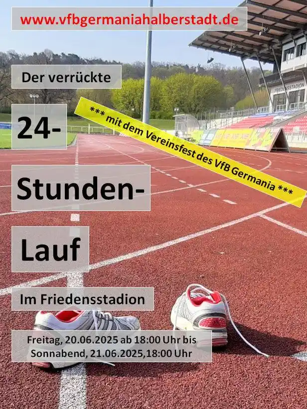 Image from VfB Germania Halberstadt e.V.: "24-Stunden-Lauf" beim Sporttag`25 des VfB Germania In Zusammenarbeit...