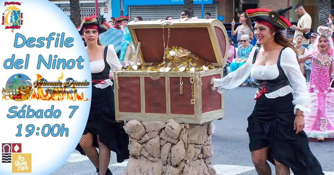 Image from 🌴 Alicante Directo 🌴: 🔥 ACTOS HOGUERAS 2025 🔥 🔥 SÁBADO 7 DE JUNIO 🔥 🔸 Desfile del Nin...