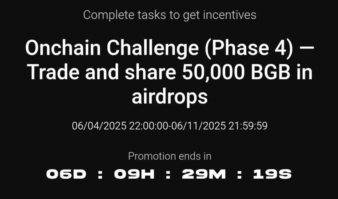 Image from Mujahid Editx💲: 🔈Bitget OnChain Challenge (Phase 4) Trade & Share 50K BGB Airdrops🔥✔...