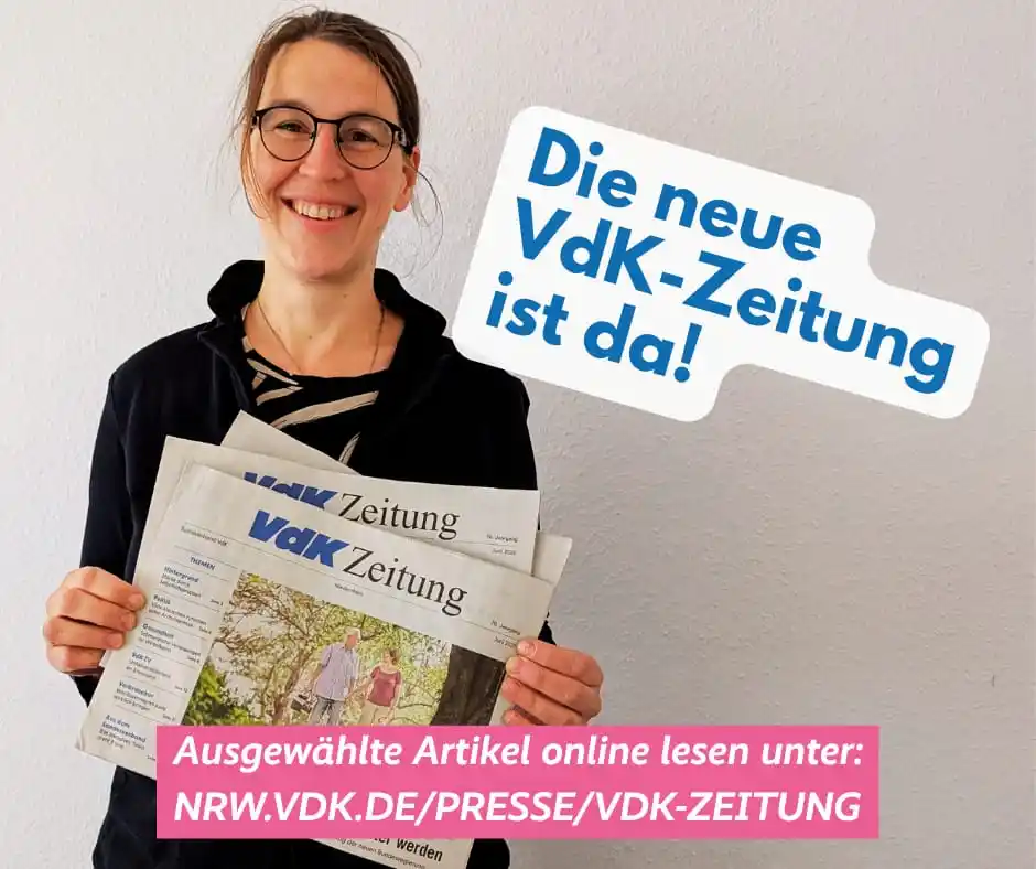 Image from Sozialverband VdK NRW: 📰 Die neue VdK-Zeitung ist da! 📰 Spannende Themen, wichtige Infos un...