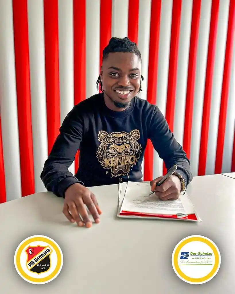 Image from VfB Germania Halberstadt e.V.: Fußball Oberliga: *** Neuzugang *** ... Willkommen Davis Boateng Wir ...