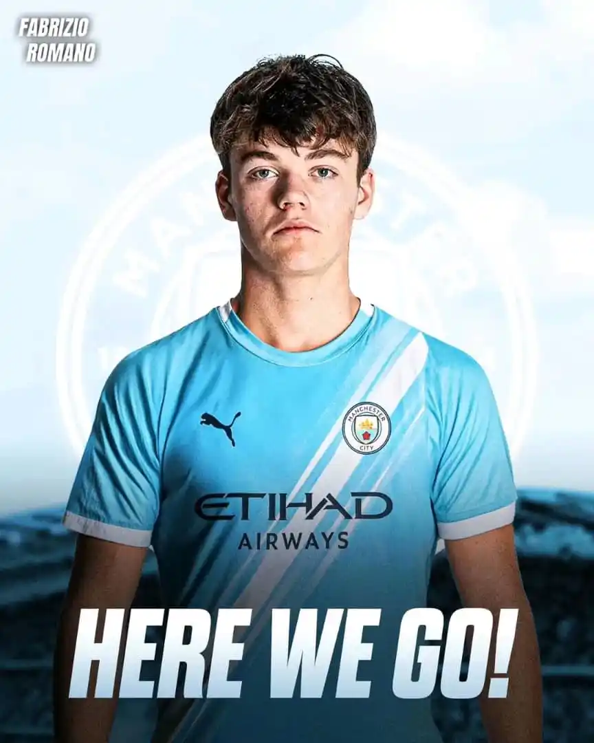 Image from FABRIZIO ROMANO                             CANAL OFICIAL: 🚨 𝐇𝐄𝐑𝐄 𝐖𝐄 𝐆𝐎! Manchester City agree deal to sign Norwegian to...