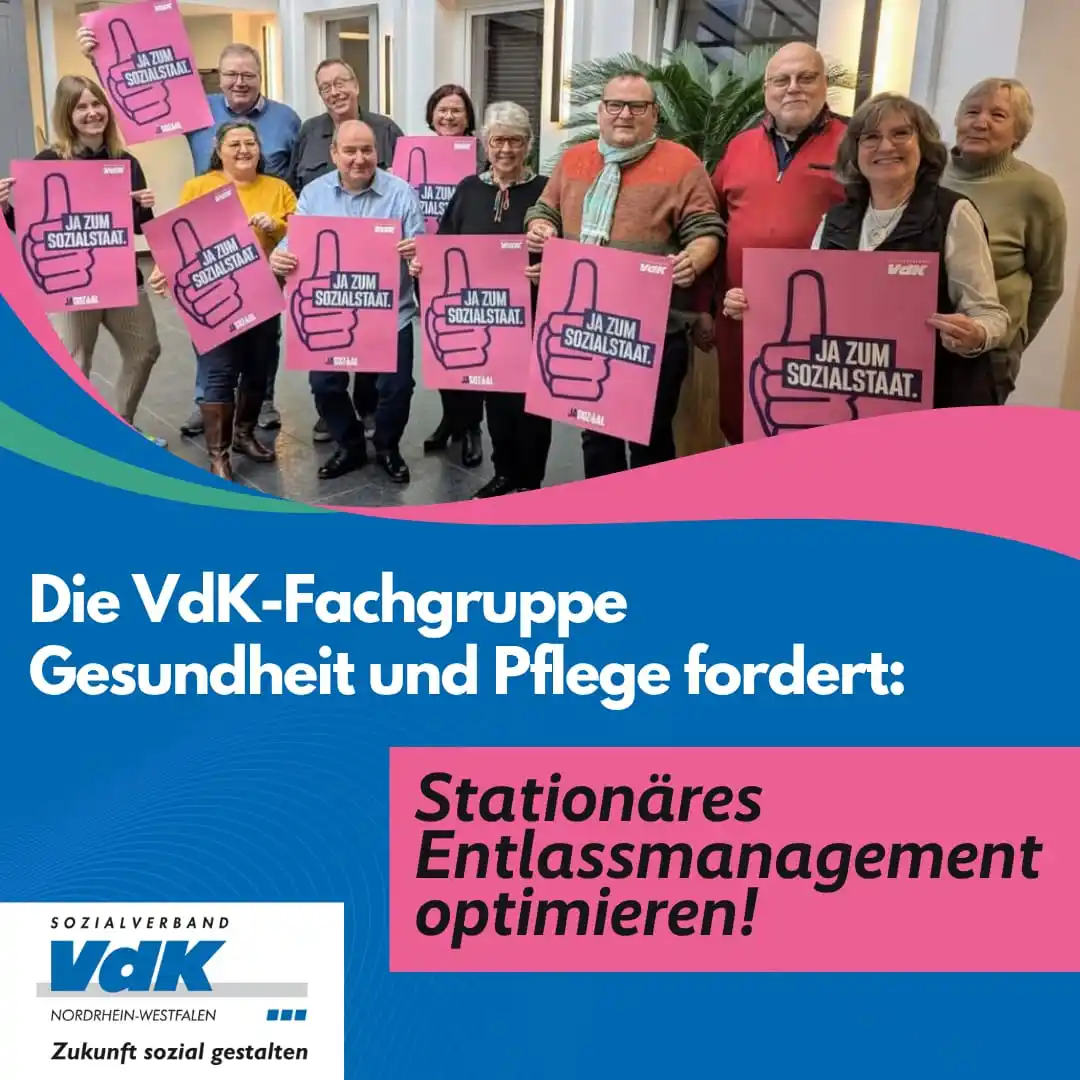 Image from Sozialverband VdK NRW: 🏥💻 Heute traf sich unsere *Fachgruppe Gesundheit und Pflege* zu eine...