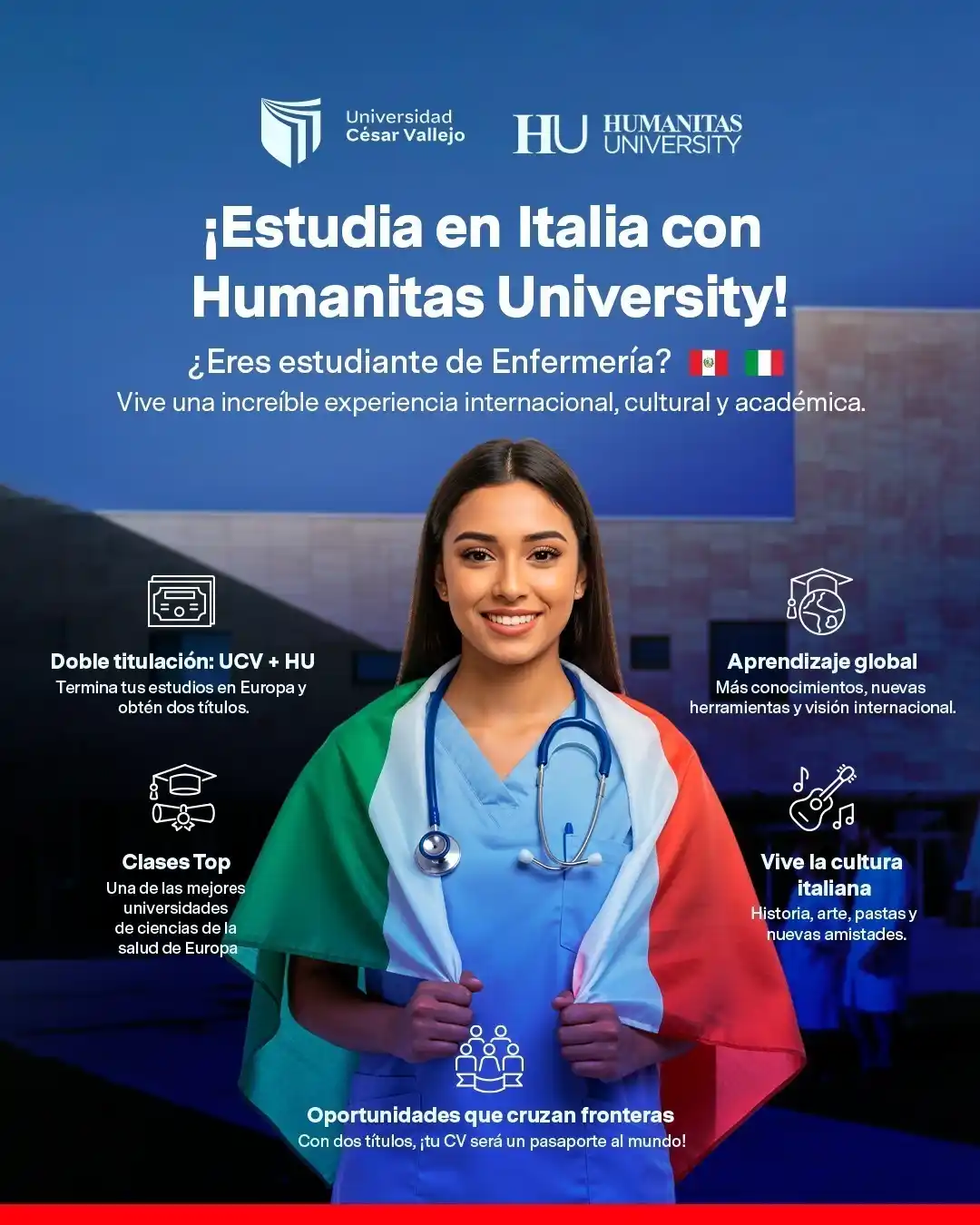 Image from Universidad César Vallejo: 🇮🇹 *¡Del 26 al 29 de mayo, Humanitas University estará presente en l...
