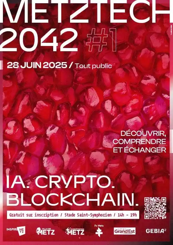 Image from ReussirCrypto: *LA CRYPTO ET L’INTELLIGENCE 💡 ARTIFICIELLE (IA) DÉBARQUENT À METZ 🚀...