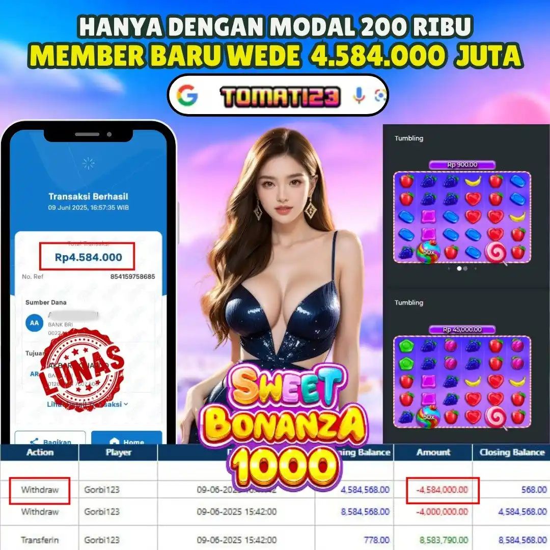 Image from Musik Viral: 🔥SITUS GACOR TOMAT123 DEPO SEKALI WEDE BERKALI KALI🔥 Selamat kepada...