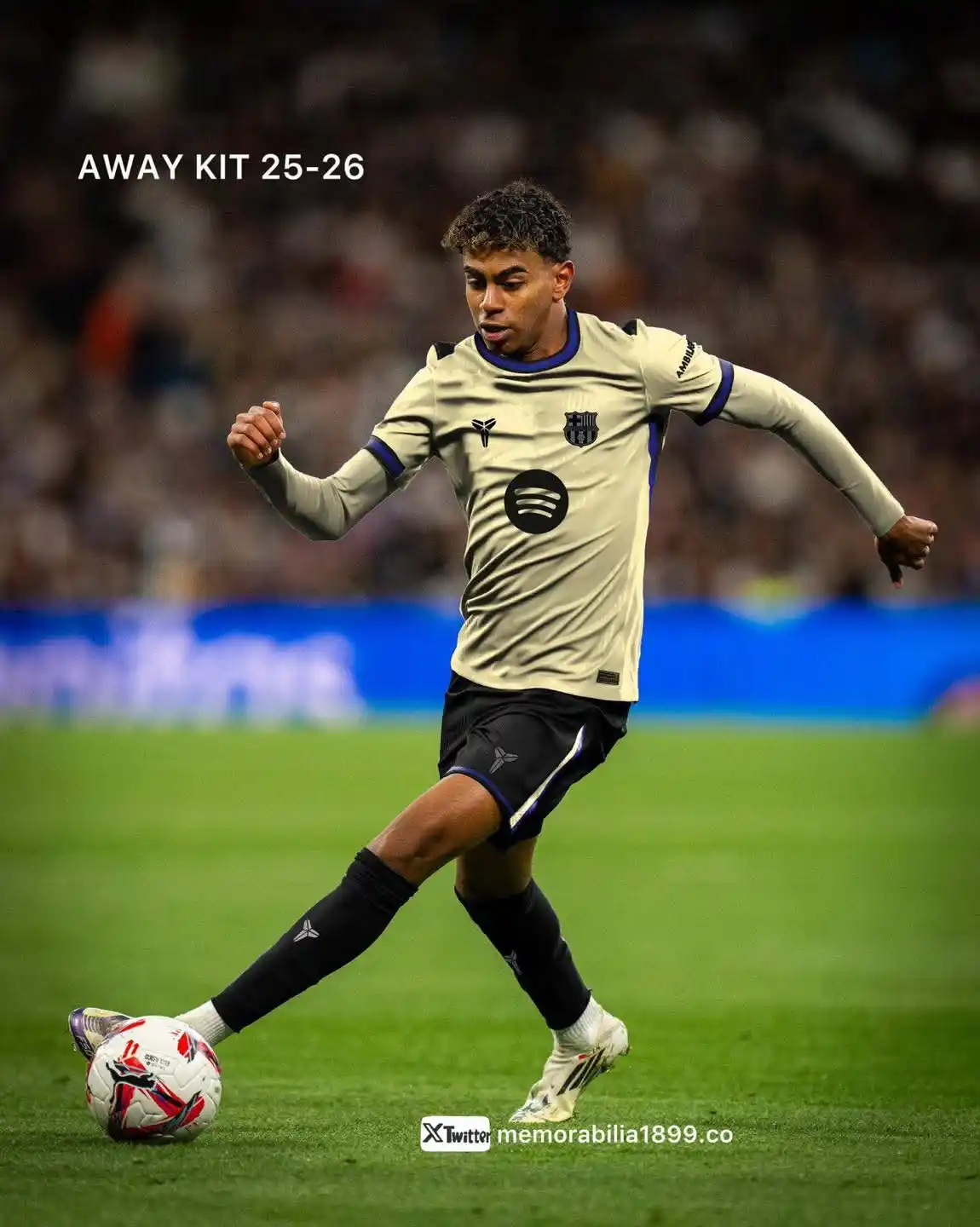 Image from FABRIZIO ROMANO CANAL OFICIAL: 👕🔵🔴 The Barcelona 2025-26 AWAY KIT according to recuerdos1899. Rat...