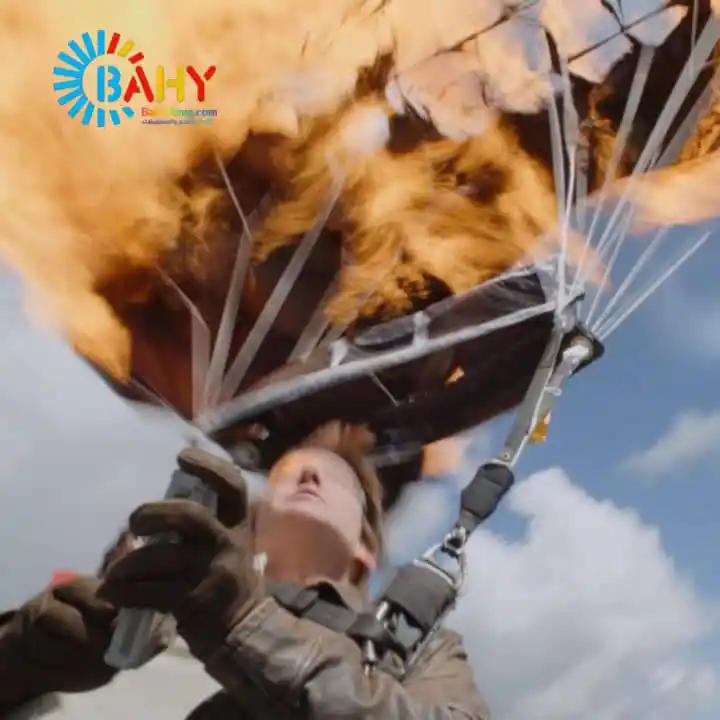 Image from Bahy Films: توم كروز يدخل موسوعة غينيس للأرقام القياسية بعد تنفيذه أكبر عدد قفزات...