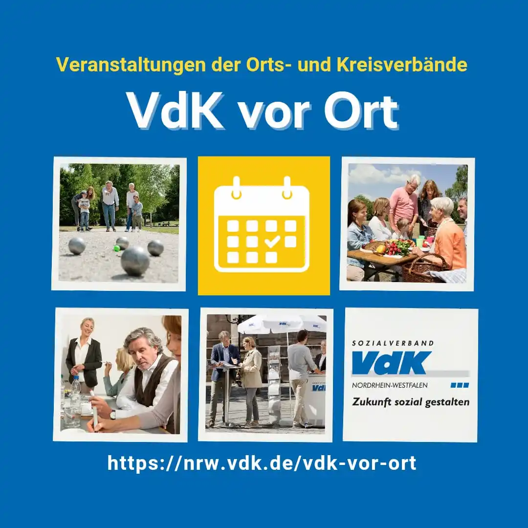 Image from Sozialverband VdK NRW: 💡 Veranstaltungen der Kreis- und Ortsverbände findet ihr online auf d...