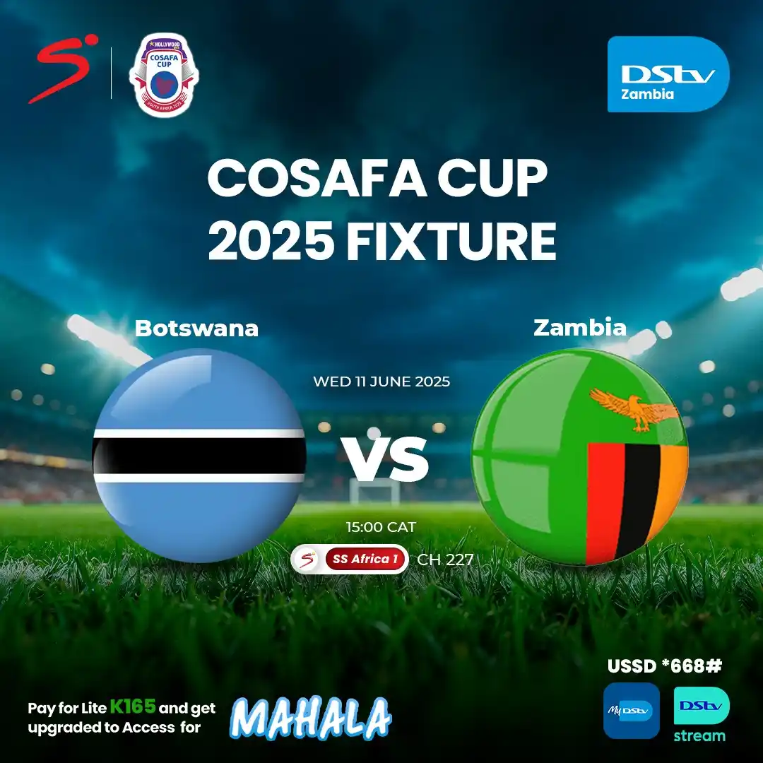 Image from DStv Zambia: Who’s your money on, Botswana or Zambia? 🇧🇼⚽🇿🇲 Catch all the actio...