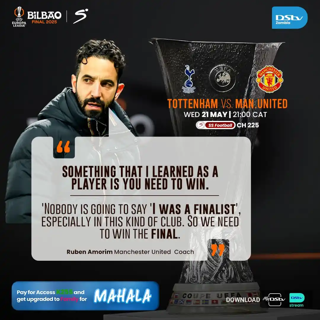 Image from DStv Zambia: Will Manchester United stay unbeaten and lift the trophy tonight? 🏆🔥...