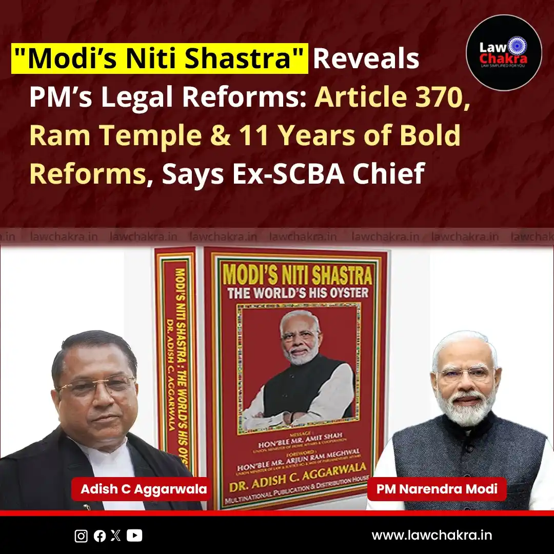 Image from LawChakra: A new book has been written about Prime Minister Narendra Modi by seni...