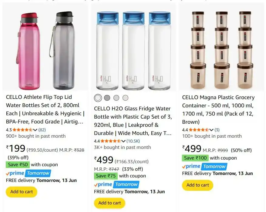 Image from Shop My Deals ( Best Online Shopping Deals, Offers Discount Site: *🔥🔥Apply Upto 100 Coupon On Cello Products*   *Buy Here : https://am...