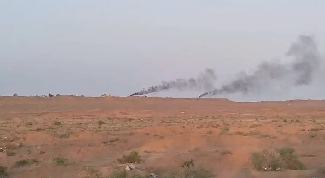 Image from Quds News Network: Breaking | Israeli occupation aircraft launch two airstrikes on the Fo...