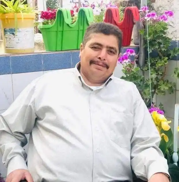 Image from Quds News Network: BREAKING: Palestinian detainee Mohammad Asa'sah, from the town of Illa...