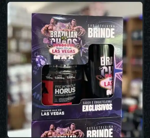 Image from Ofertas Do Dia: É PRA FICAR MONSTRO  ✅ Promopack Invasão Vegas - Pré-treino Horus 300g...