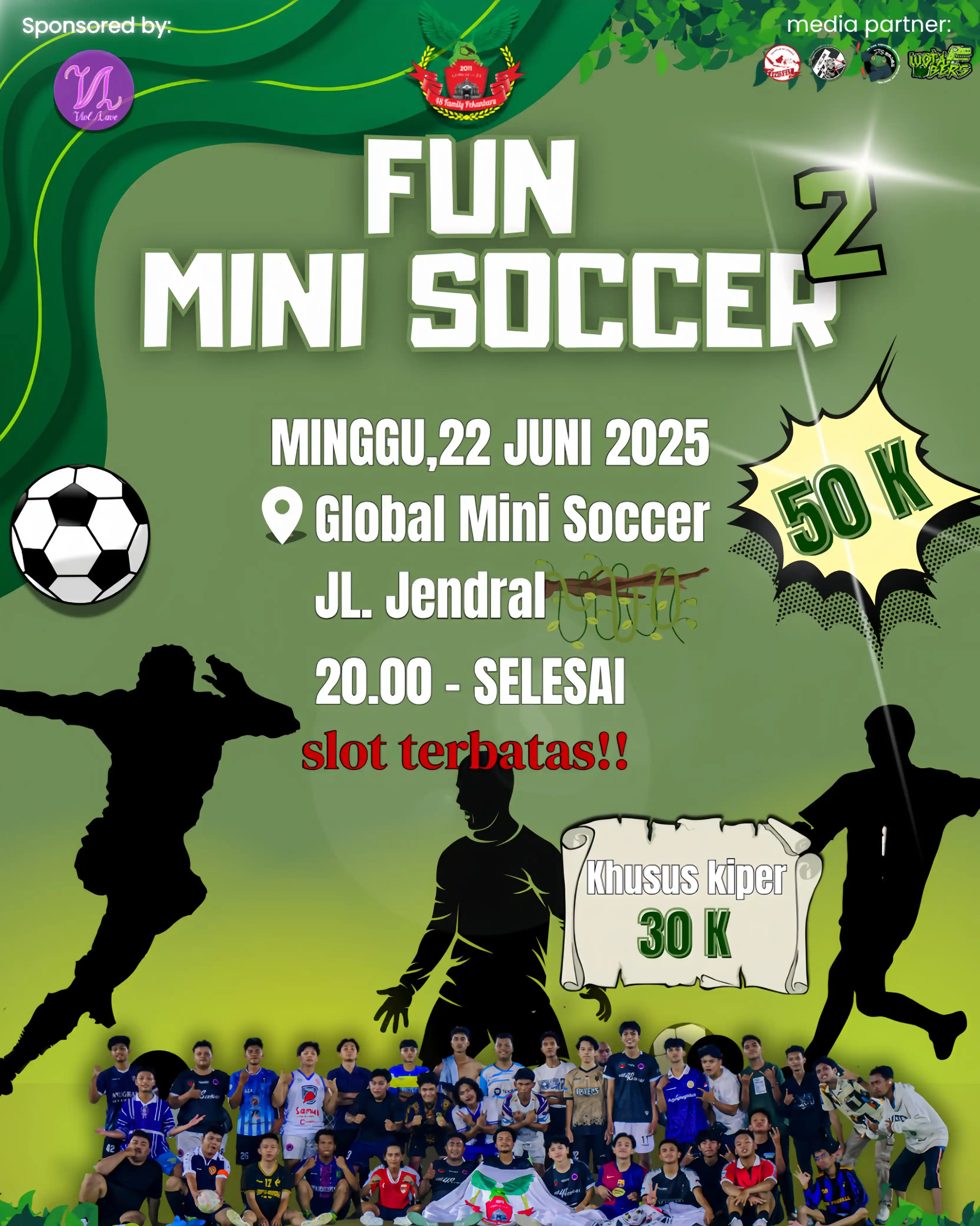 Image from JKT48 Fans Pekanbaru: ⚽🔥 FUN MINI SOCCER 2 IS ON! 🔥⚽ Lapangan udah siap, kamu udah siap be...